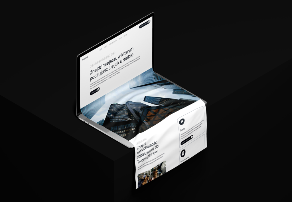 Strona internetowa dla biura nieruchomości